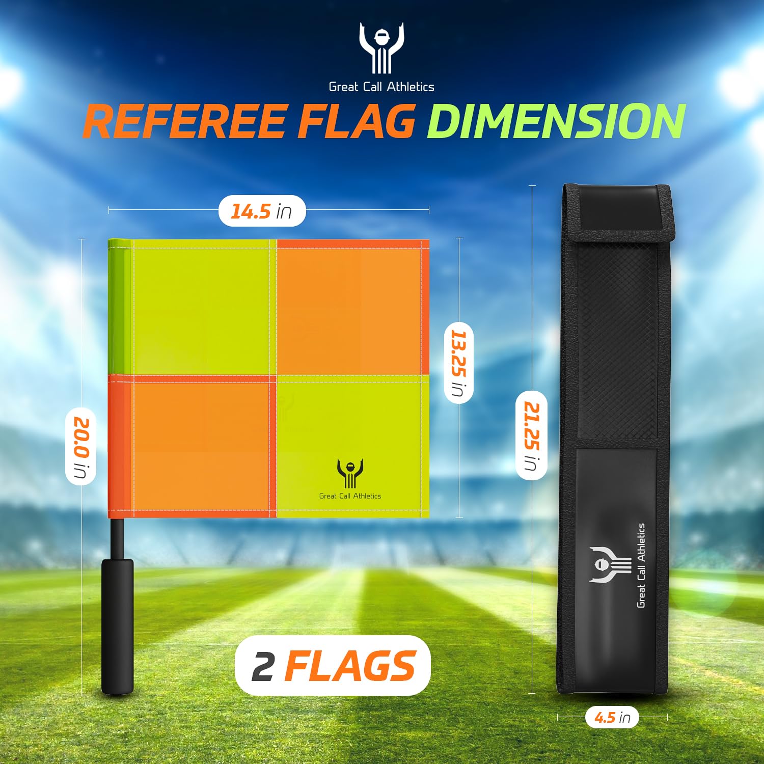 サッカー審判フラッグ Amazon.co.jp: Great Call Athletics | サッカー審判フラッグ